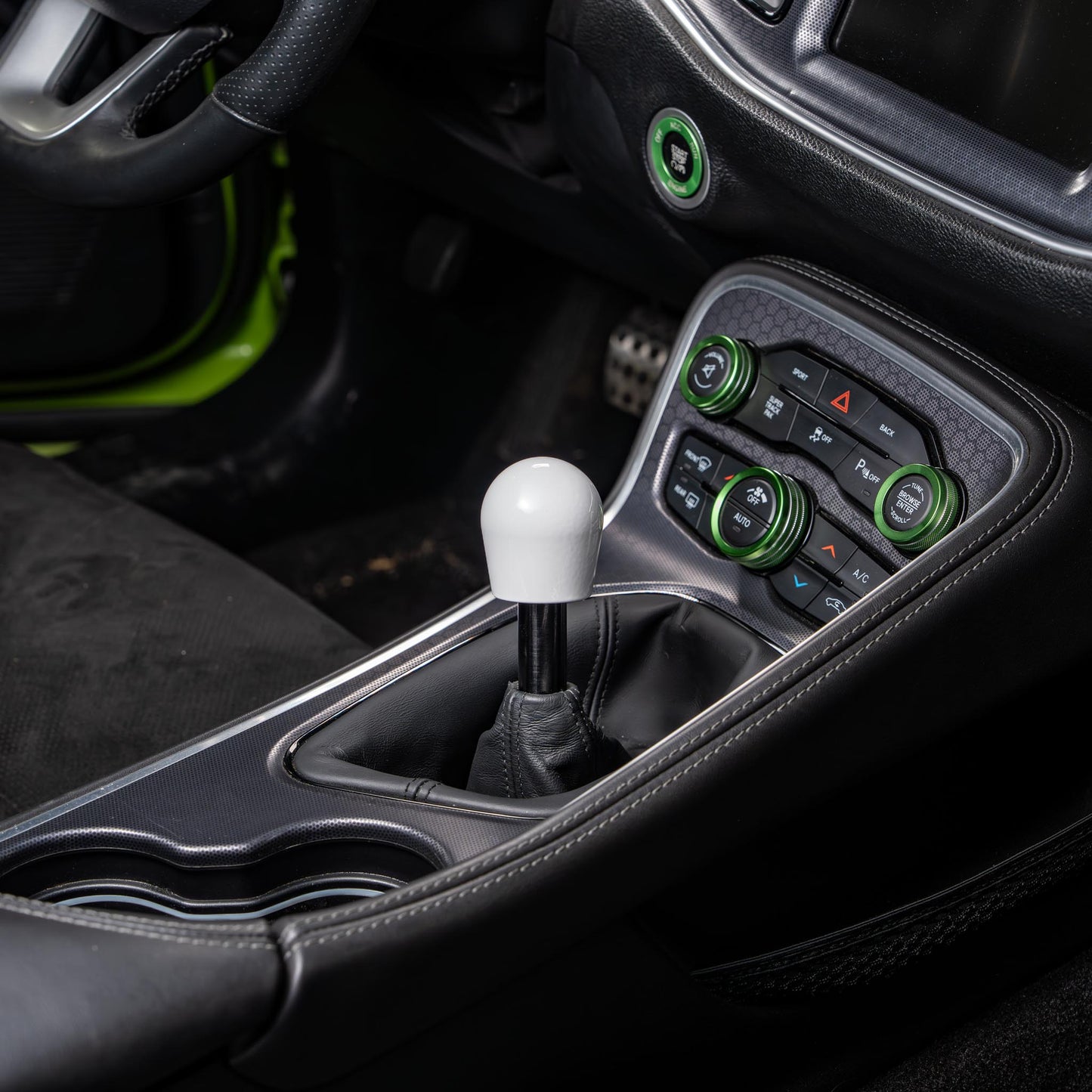 Billetworkz Short Teardrop Weighted Shift Knob for Dodge Challenger 6-Speed (2015-2023)