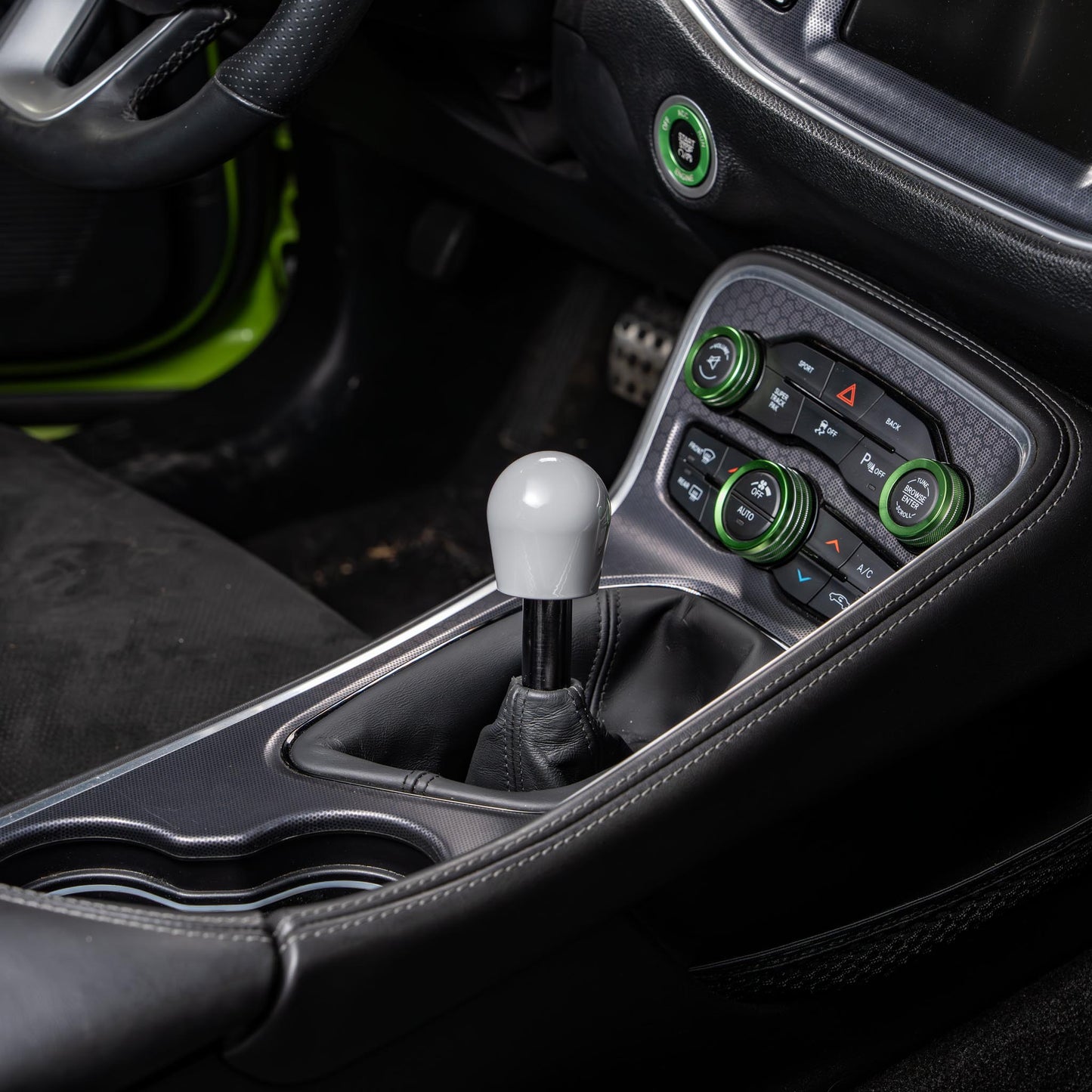 Billetworkz Short Teardrop Weighted Shift Knob for Dodge Challenger 6-Speed (2015-2023)