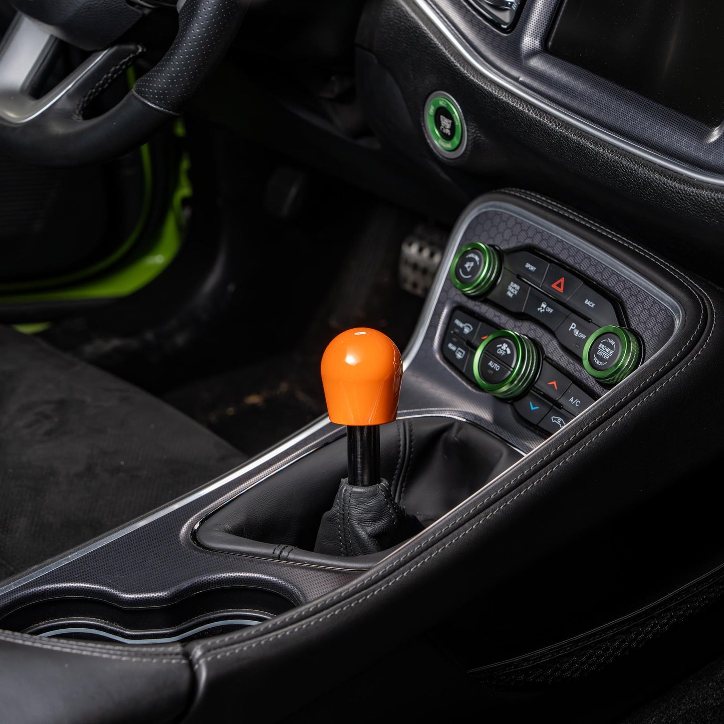 Billetworkz Short Teardrop Weighted Shift Knob for Dodge Challenger 6-Speed (2015-2023)