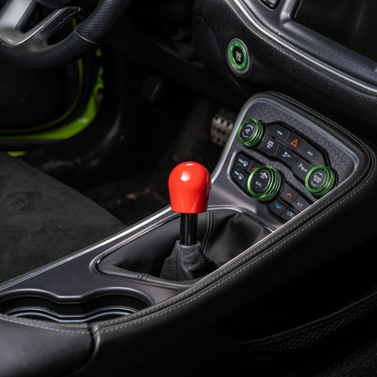 Billetworkz Short Teardrop Weighted Shift Knob for Dodge Challenger 6-Speed (2015-2023)