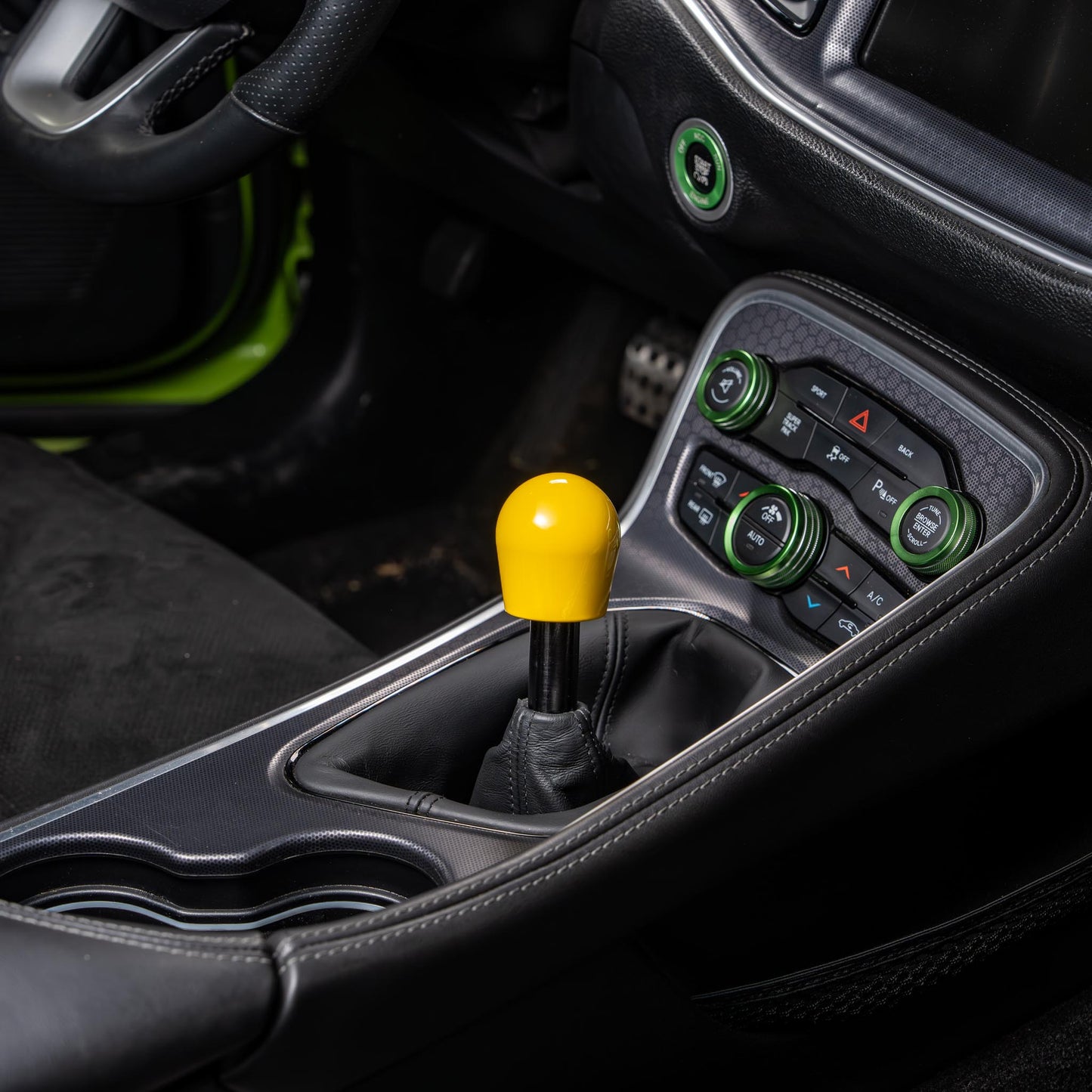 Billetworkz Short Teardrop Weighted Shift Knob for Dodge Challenger 6-Speed (2015-2023)