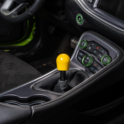 Billetworkz Short Teardrop Weighted Shift Knob for Dodge Challenger 6-Speed (2015-2023)