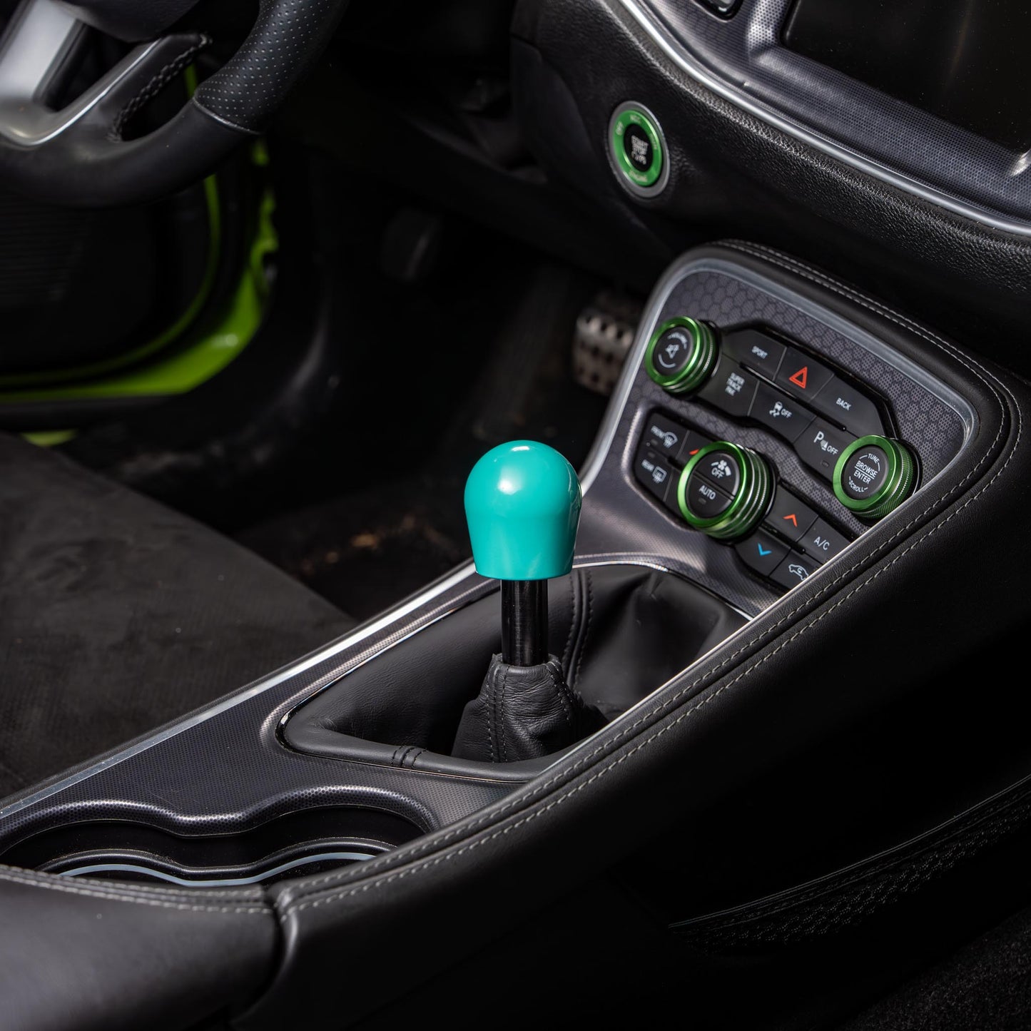 Billetworkz Short Teardrop Weighted Shift Knob for Dodge Challenger 6-Speed (2015-2023)
