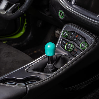 Billetworkz Short Teardrop Weighted Shift Knob for Dodge Challenger 6-Speed (2015-2023)