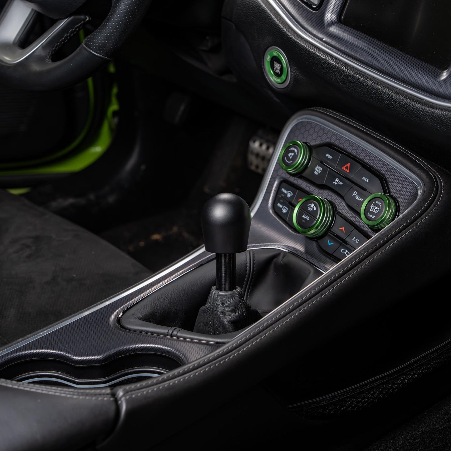 Billetworkz Short Teardrop Weighted Shift Knob for Dodge Challenger 6-Speed (2015-2023)