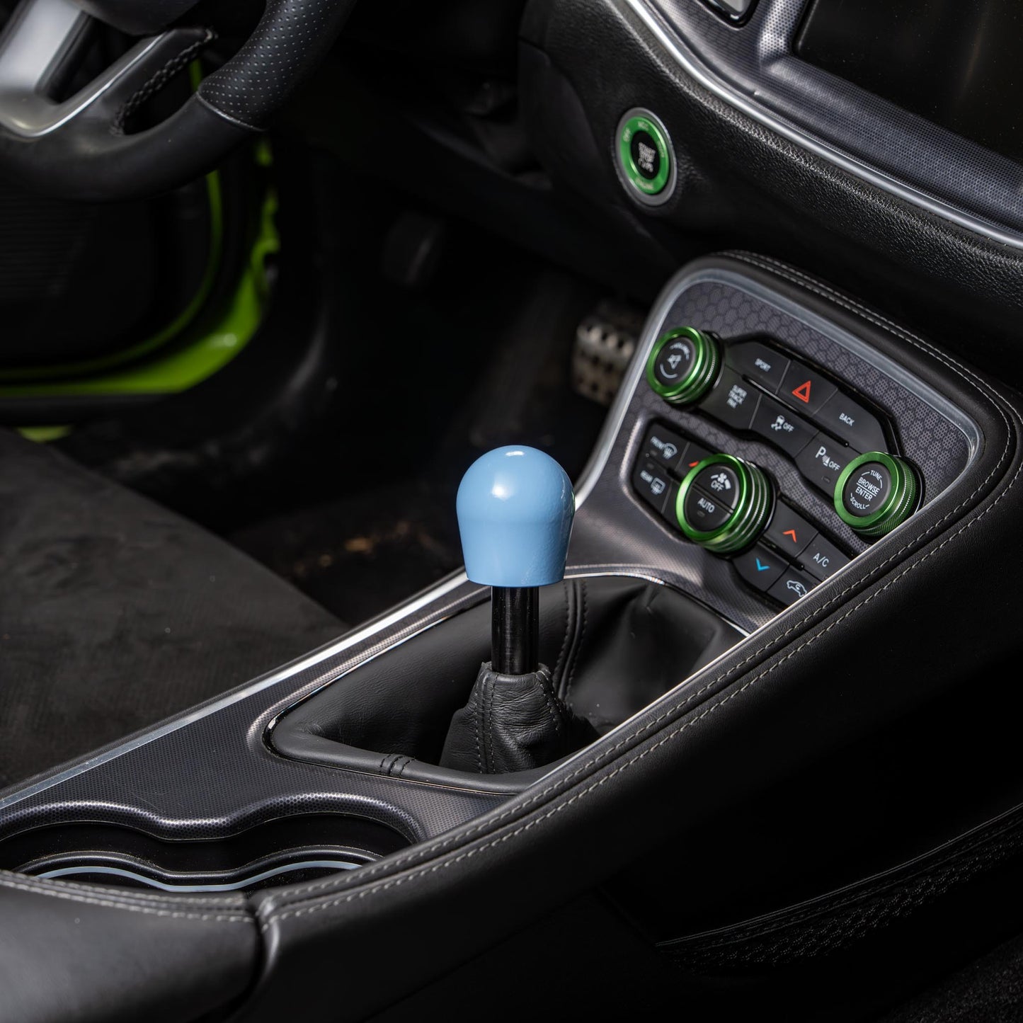 Billetworkz Short Teardrop Weighted Shift Knob for Dodge Challenger 6-Speed (2015-2023)