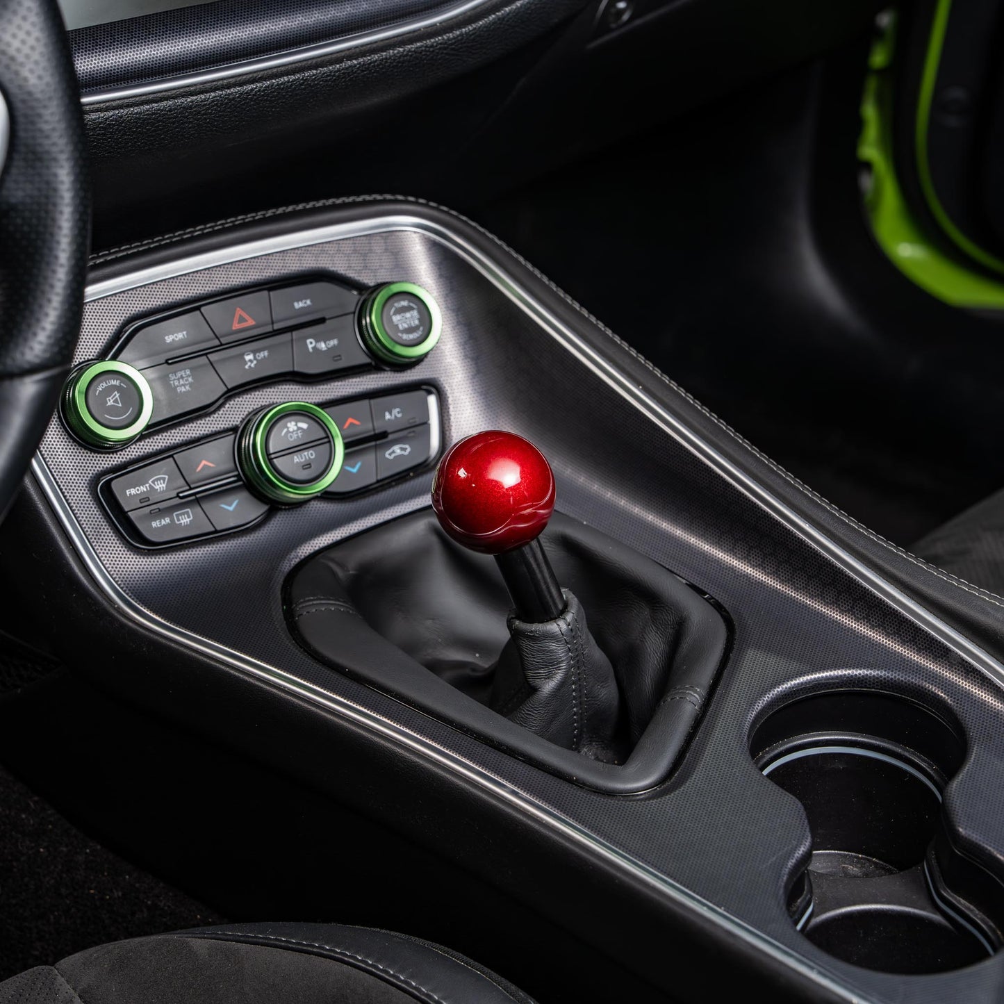 Billetworkz Weighted Shift Knob - 6-Speed Velocity Engraving for Dodge Challenger (2015-2023)