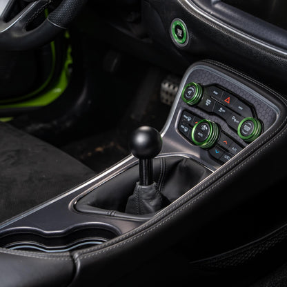 Billetworkz Weighted Shift Knob - 6-Speed Velocity Engraving for Dodge Challenger (2015-2023)