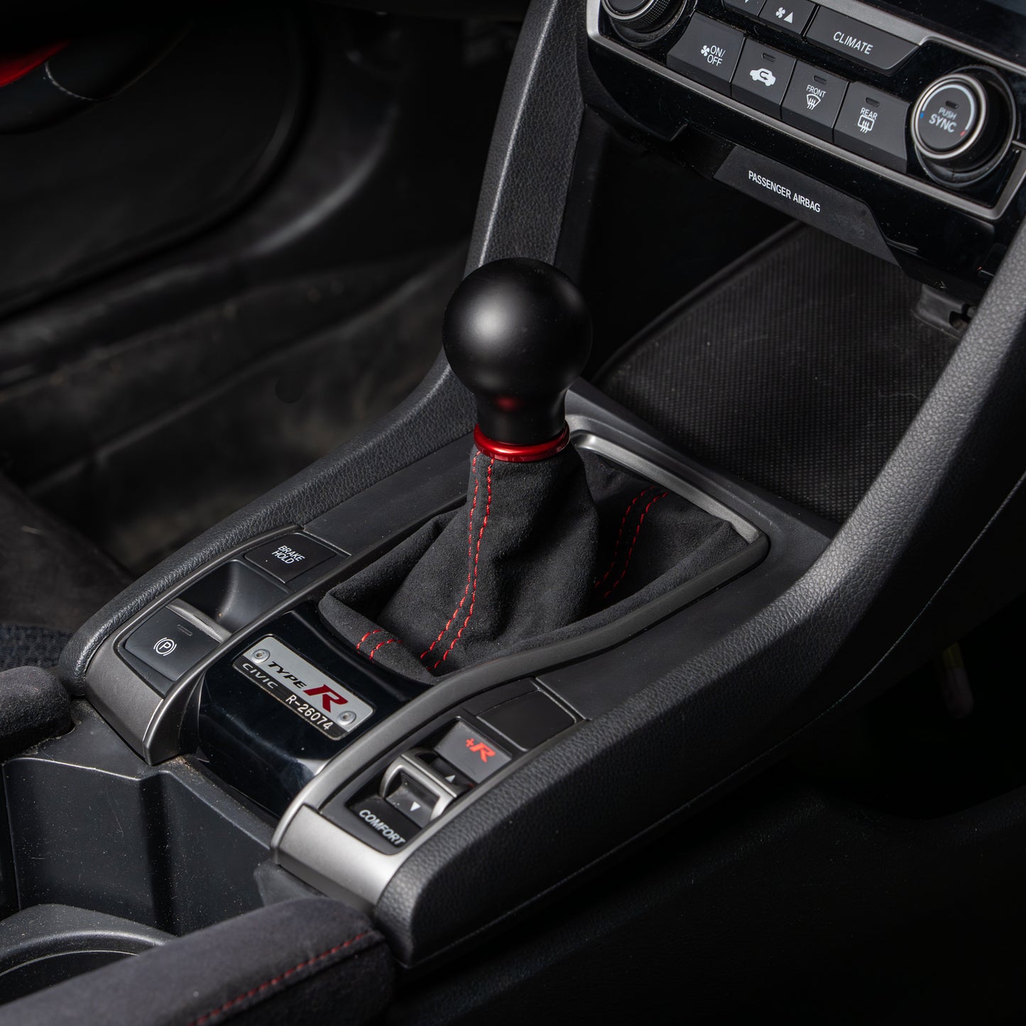 Billetworkz Premium Alcantara Shift Boot – Honda Civic Si/Type R 2016–2021