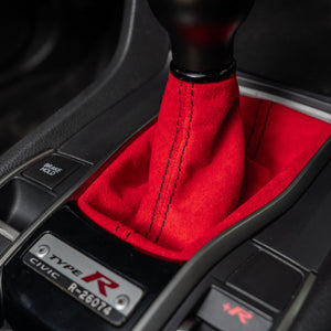 Alcantara Premium Shift Boot - Honda Civic Si/Type R 2016-21