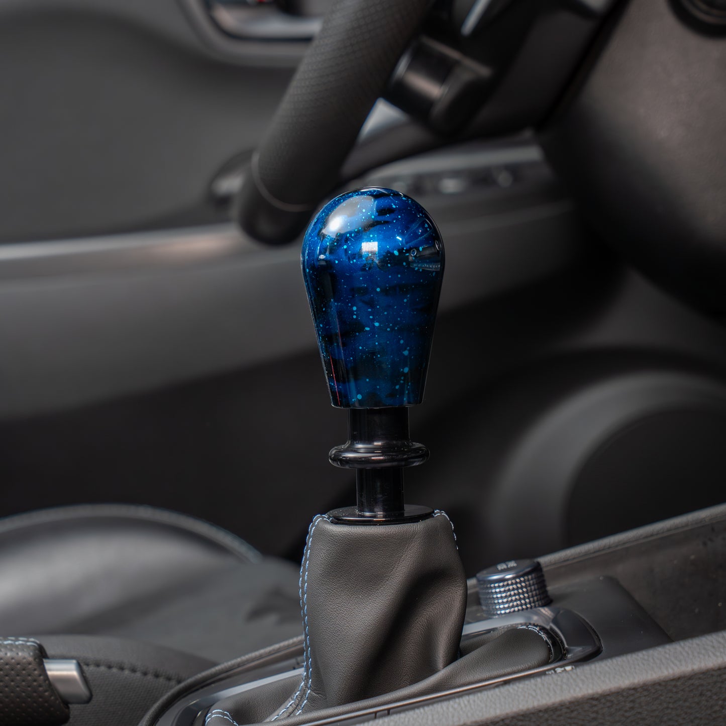 Billetworkz Automatic Shifter - Blue Cosmic Space - Fits Hyundai Veloster N / Elantra N / Kona N (2019+)