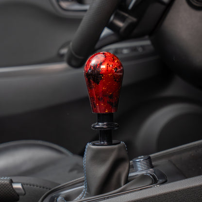 Billetworkz Automatic Shifter - Red Cosmic Space - Fits Hyundai Veloster N / Elantra N / Kona N (2019+)