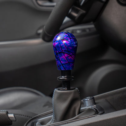 Billetworkz Automatic Shifter - Nebula w/ Black Splash - Fits Hyundai Veloster N / Elantra N / Kona N (2019+)