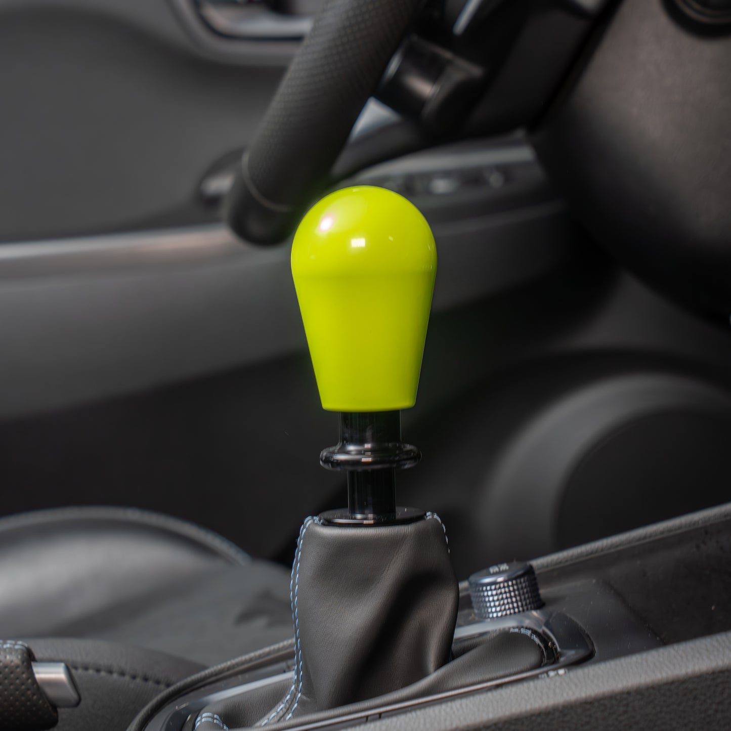 Billetworkz Automatic Shifter - Neon Yellow - Fits Hyundai Veloster N / Elantra N / Kona N (2019+)