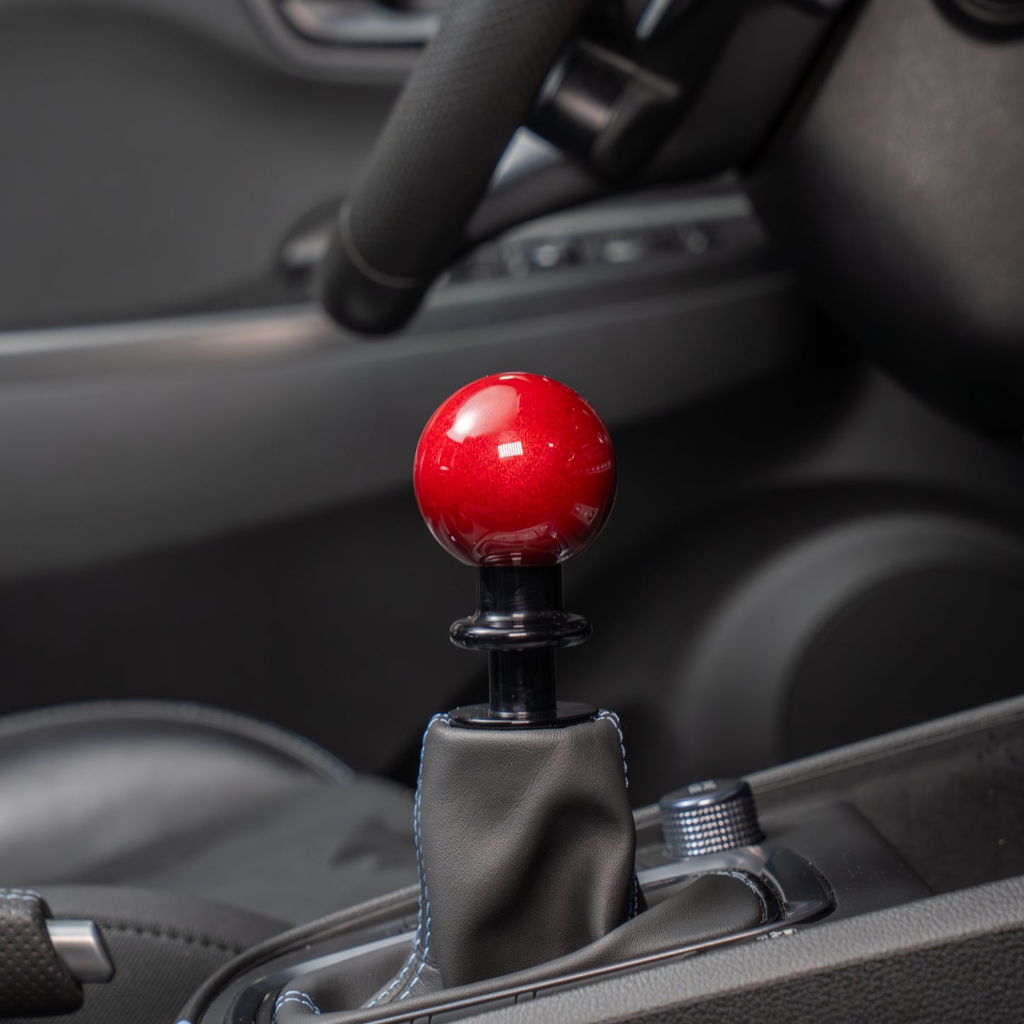 Billetworkz Automatic Shifter - Candy Red - Fits Hyundai Veloster N / Elantra N / Kona N (2019+)
