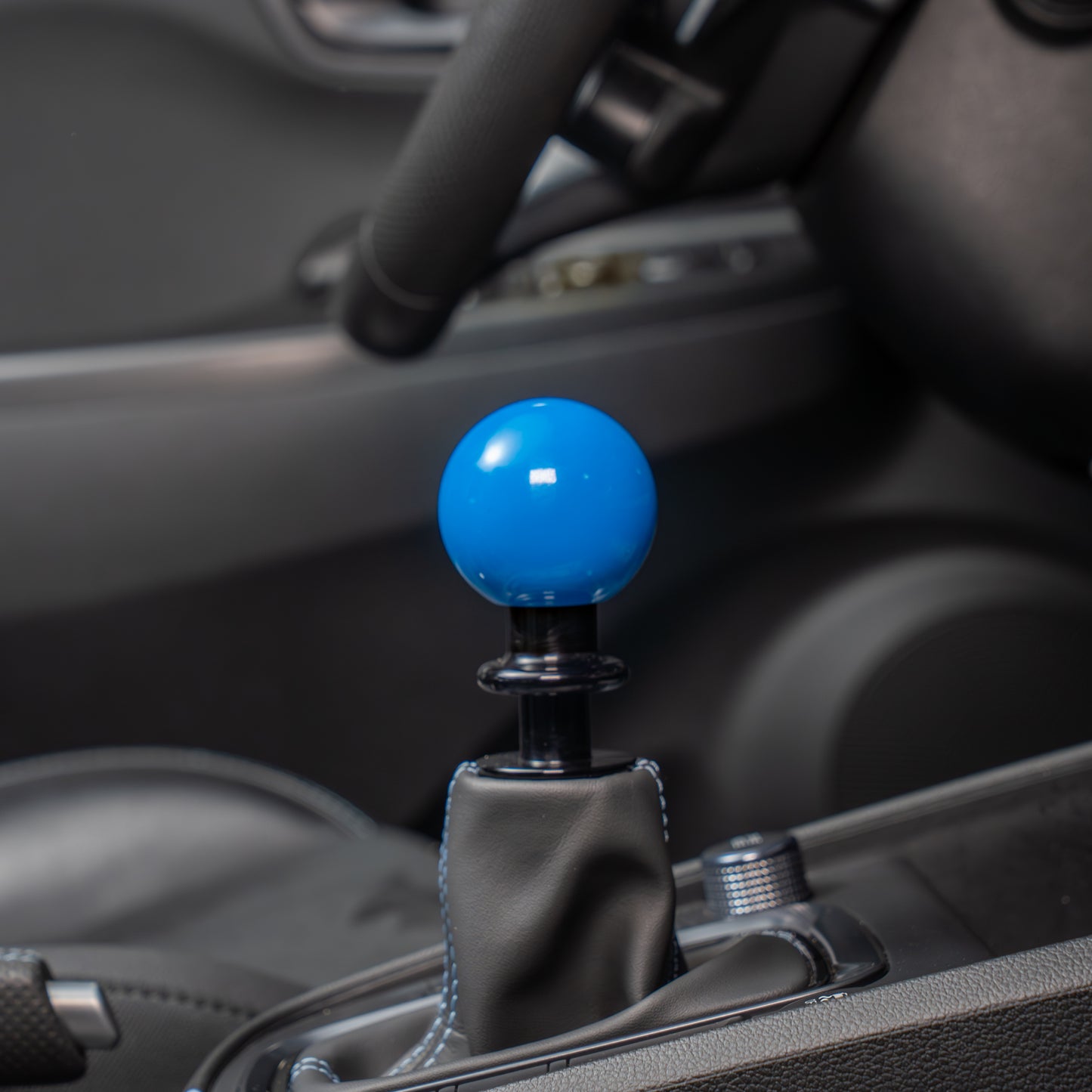 Billetworkz Automatic Shifter - Grabber Blue - Fits Hyundai Veloster N / Elantra N / Kona N (2019+)