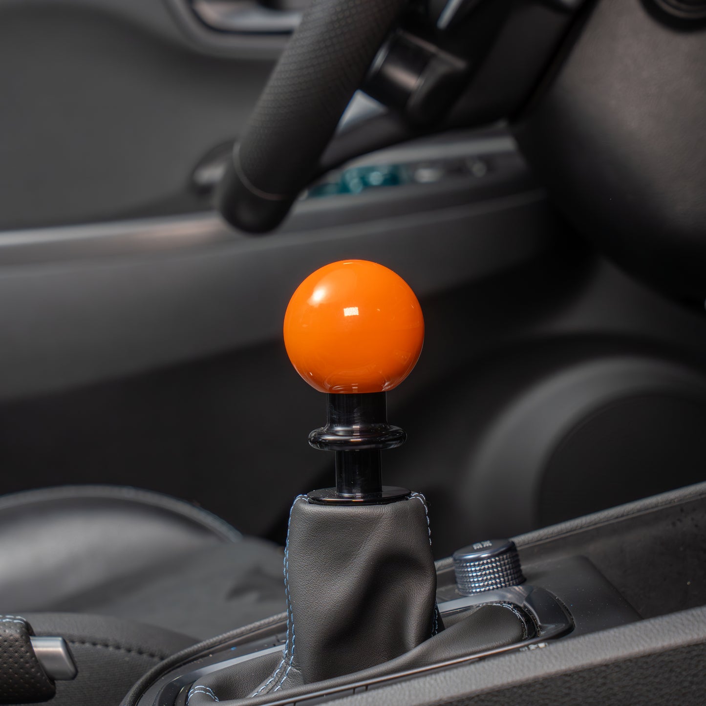 Billetworkz Automatic Shifter - Gloss Orange - Fits Hyundai Veloster N / Elantra N / Kona N (2019+)