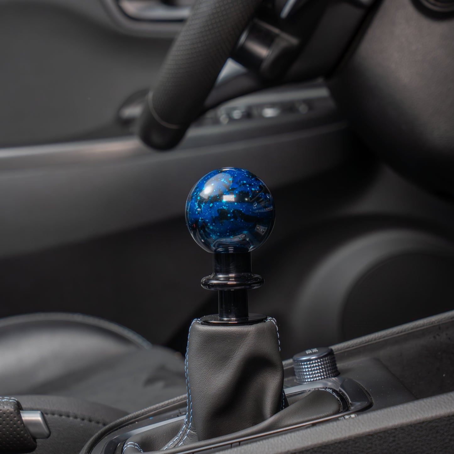 Billetworkz Automatic Shifter - Blue Cosmic Space - Fits Hyundai Veloster N / Elantra N / Kona N (2019+)