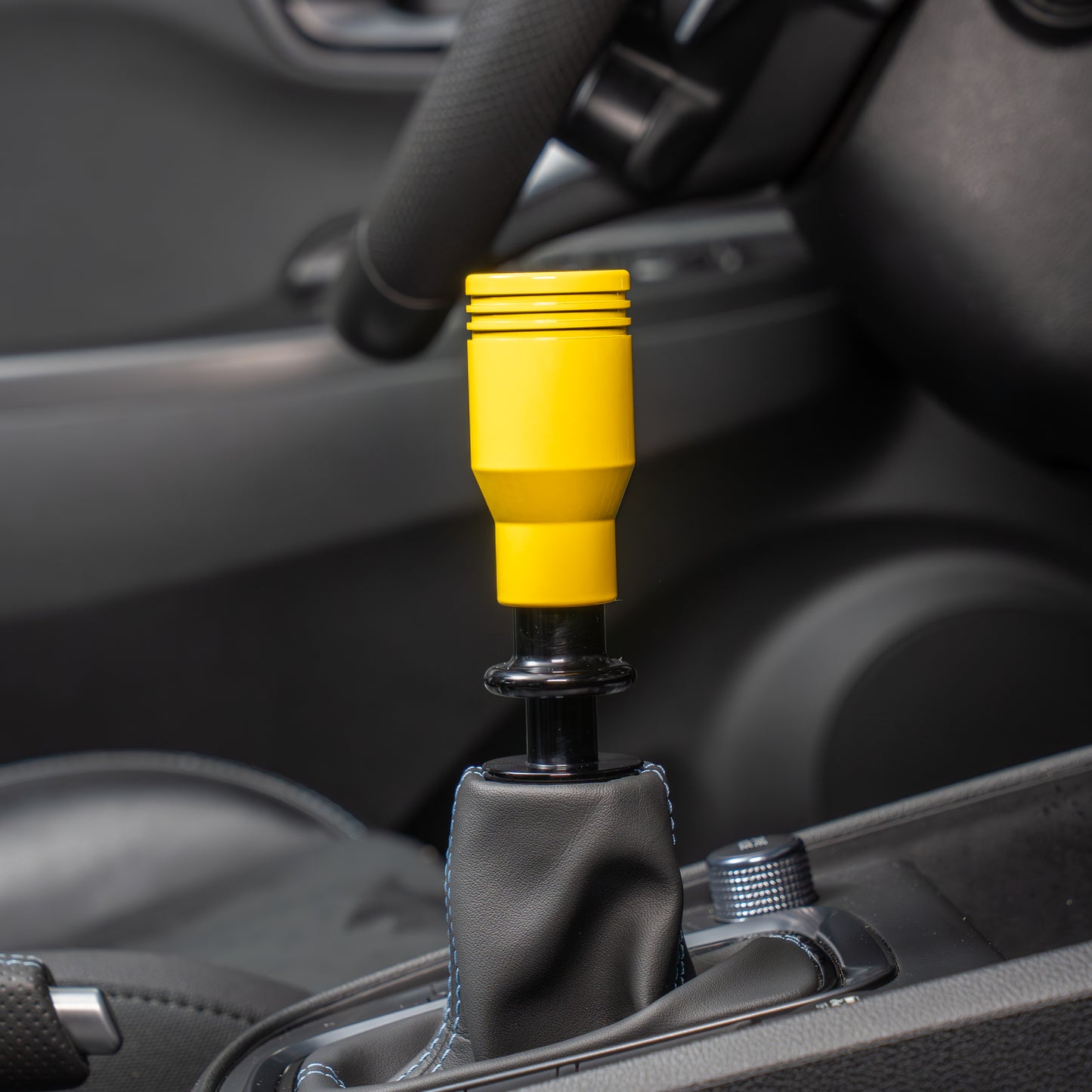 Billetworkz Automatic Shifter - Gloss Yellow - Fits Hyundai Veloster N / Elantra N / Kona N (2019+)