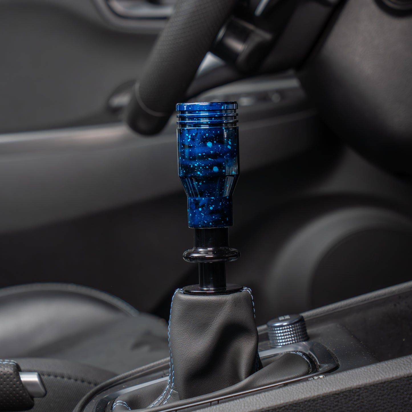 Billetworkz Automatic Shifter - Blue Cosmic Space - Fits Hyundai Veloster N / Elantra N / Kona N (2019+)