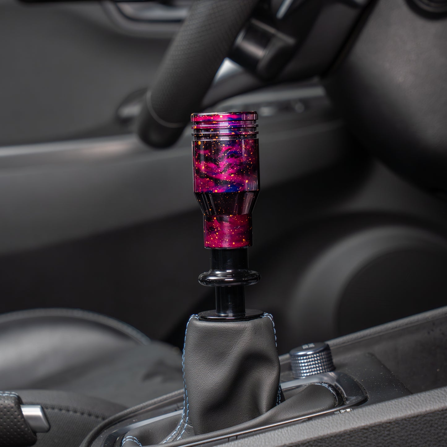 Billetworkz Automatic Shifter - Purple Cosmic Space - Fits Hyundai Veloster N / Elantra N / Kona N (2019+)