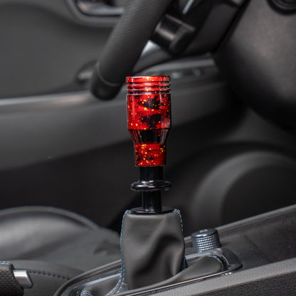 Billetworkz Automatic Shifter - Red Cosmic Space - Fits Hyundai Veloster N / Elantra N / Kona N (2019+)