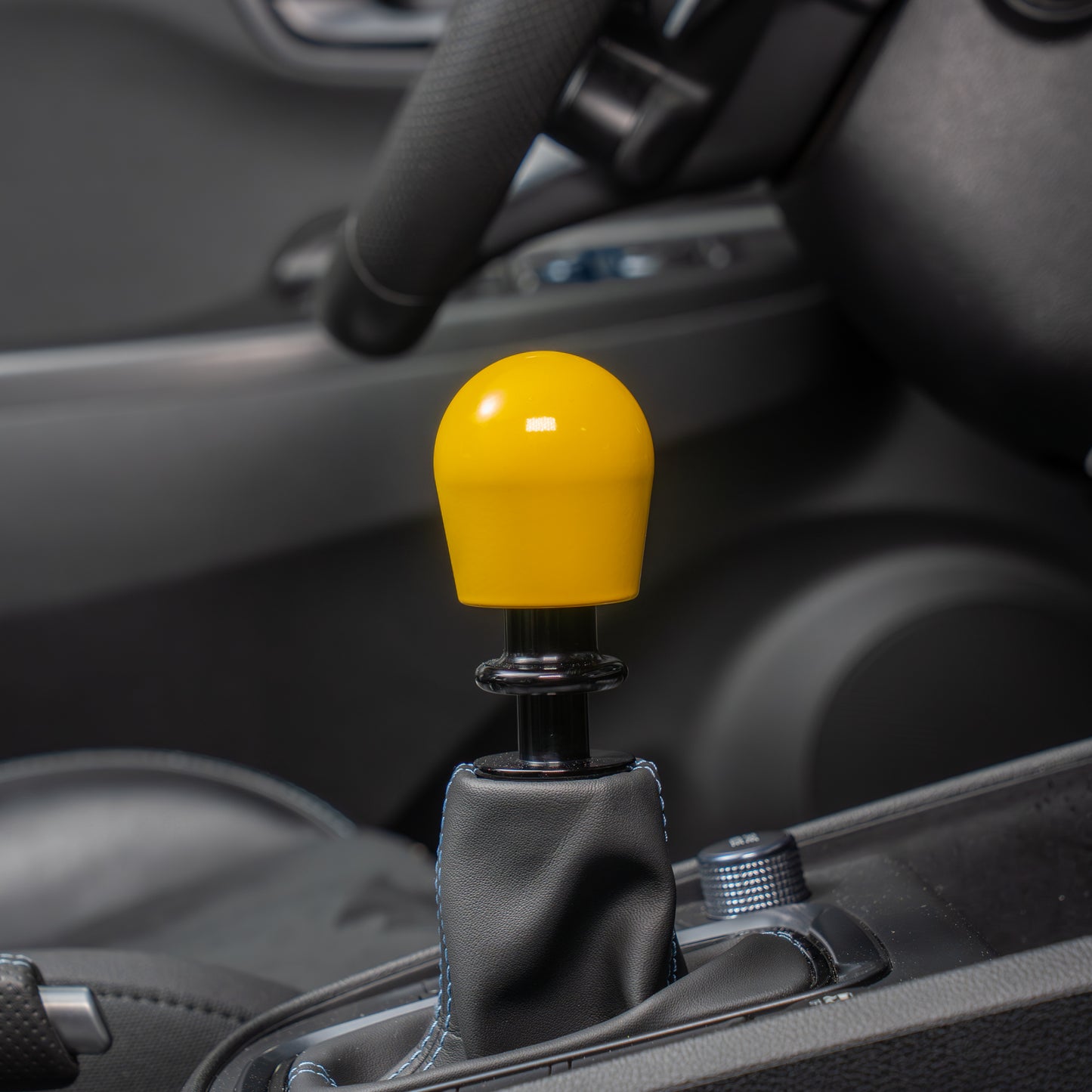 Billetworkz Automatic Shifter - Gloss Yellow - Fits Hyundai Veloster N / Elantra N / Kona N (2019+)