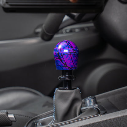 Billetworkz Automatic Shifter - Nebula w/ Black Splash - Fits Hyundai Veloster N / Elantra N / Kona N (2019+)