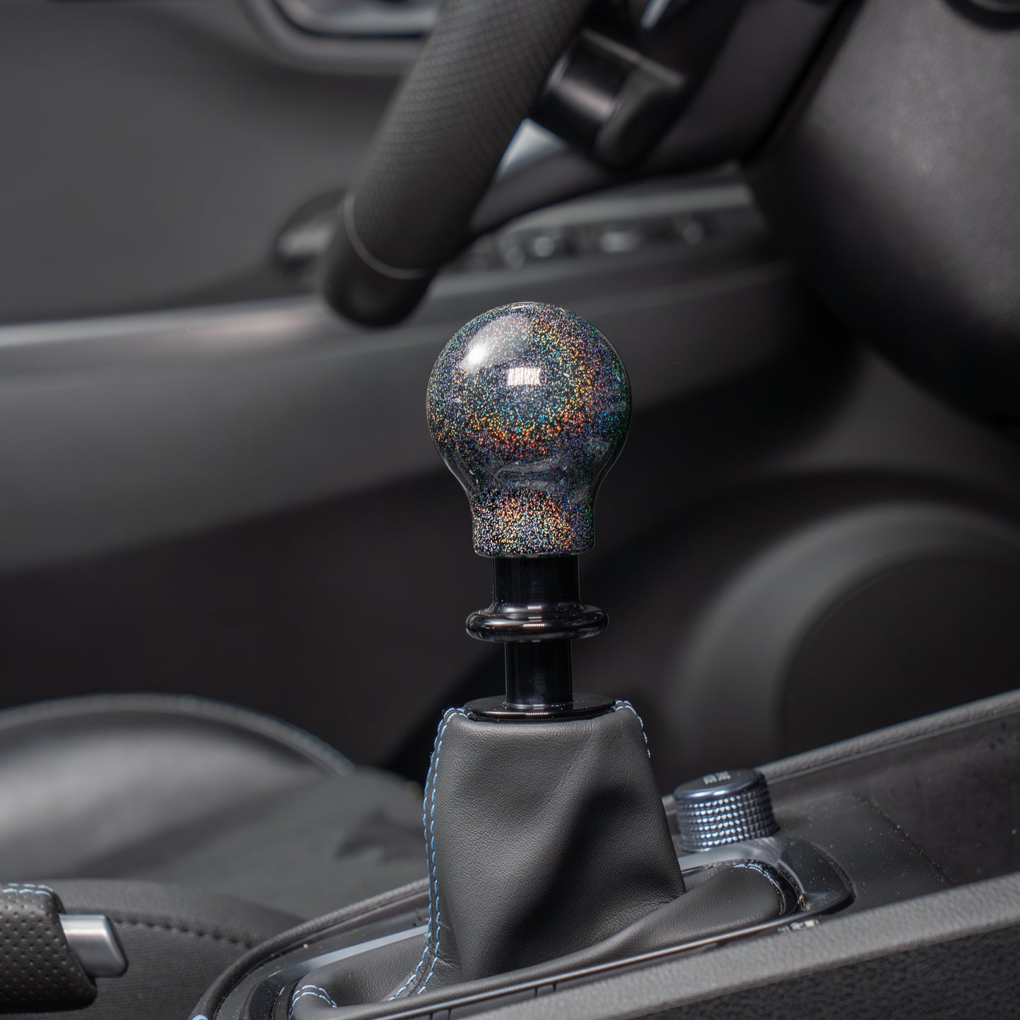 Billetworkz Automatic Shifter - Rainbow Sparkle - Fits Hyundai Veloster N / Elantra N / Kona N (2019+)