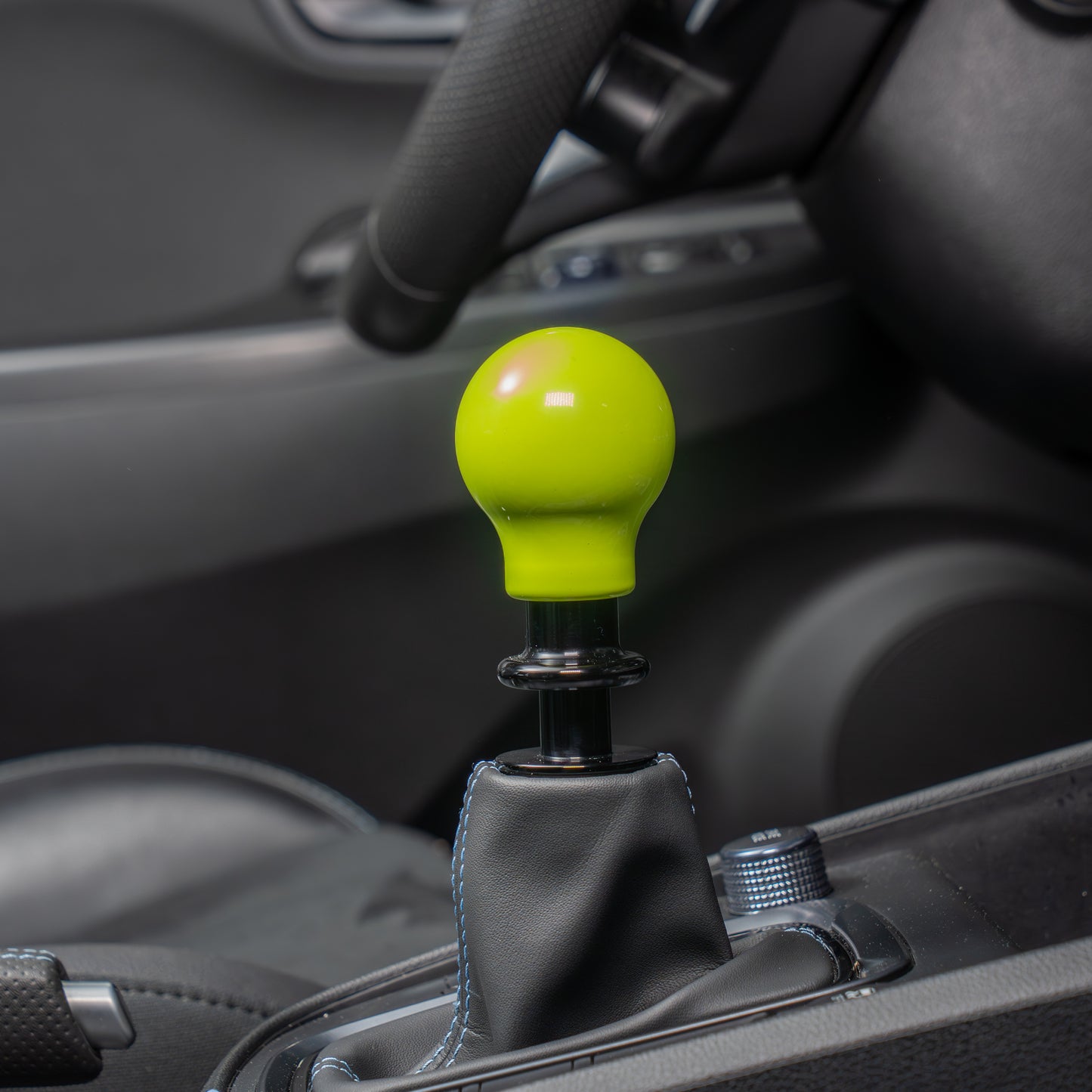 Billetworkz Automatic Shifter - Neon Yellow - Fits Hyundai Veloster N / Elantra N / Kona N (2019+)