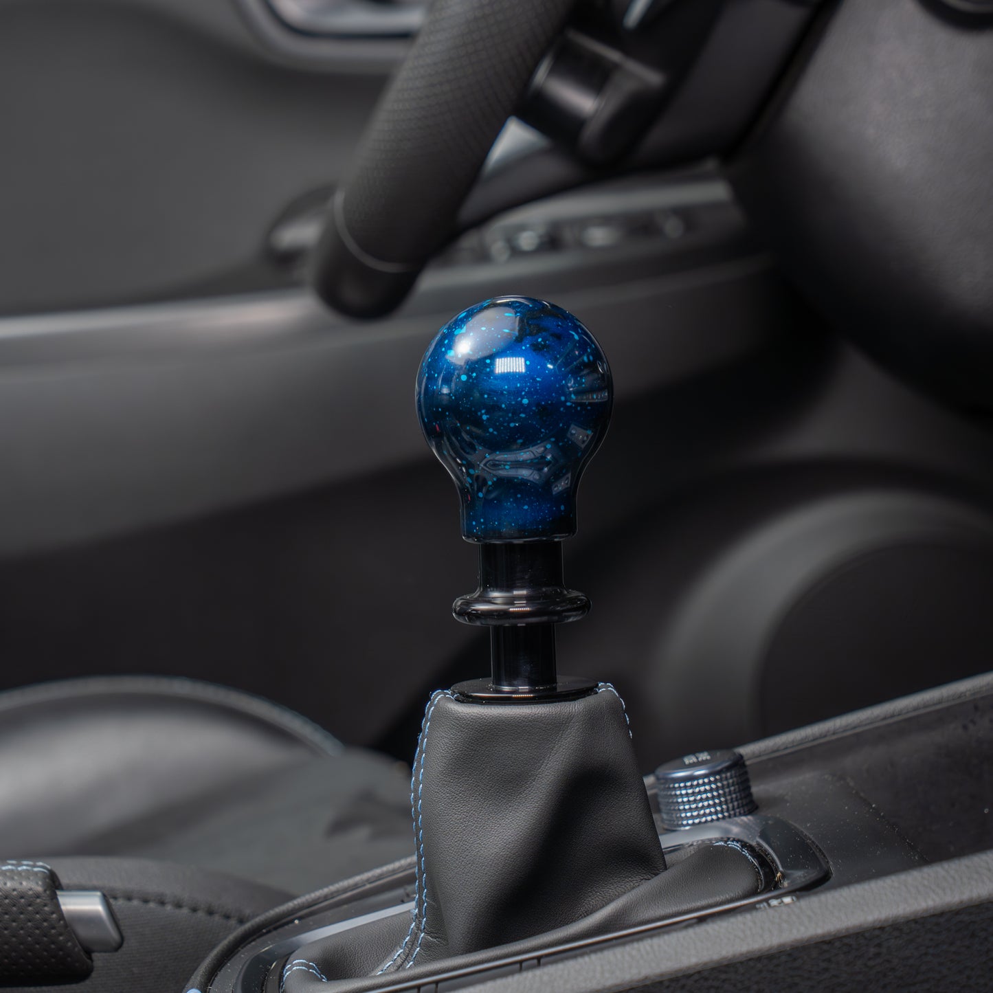Billetworkz Automatic Shifter - Blue Cosmic Space - Fits Hyundai Veloster N / Elantra N / Kona N (2019+)
