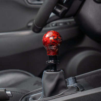 Billetworkz Automatic Shifter - Red Cosmic Space - Fits Hyundai Veloster N / Elantra N / Kona N (2019+)