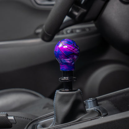 Billetworkz Automatic Shifter - Nebula w/ Black Splash - Fits Hyundai Veloster N / Elantra N / Kona N (2019+)