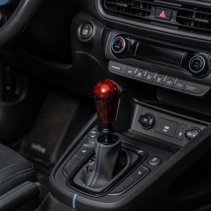Billetworkz Automatic Shifter - Red Cosmic Space - Fits Hyundai Veloster N / Elantra N / Kona N (2019+)