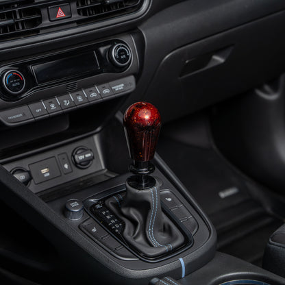 Billetworkz Automatic Shifter - Red Cosmic Space - Fits Hyundai Veloster N / Elantra N / Kona N (2019+)