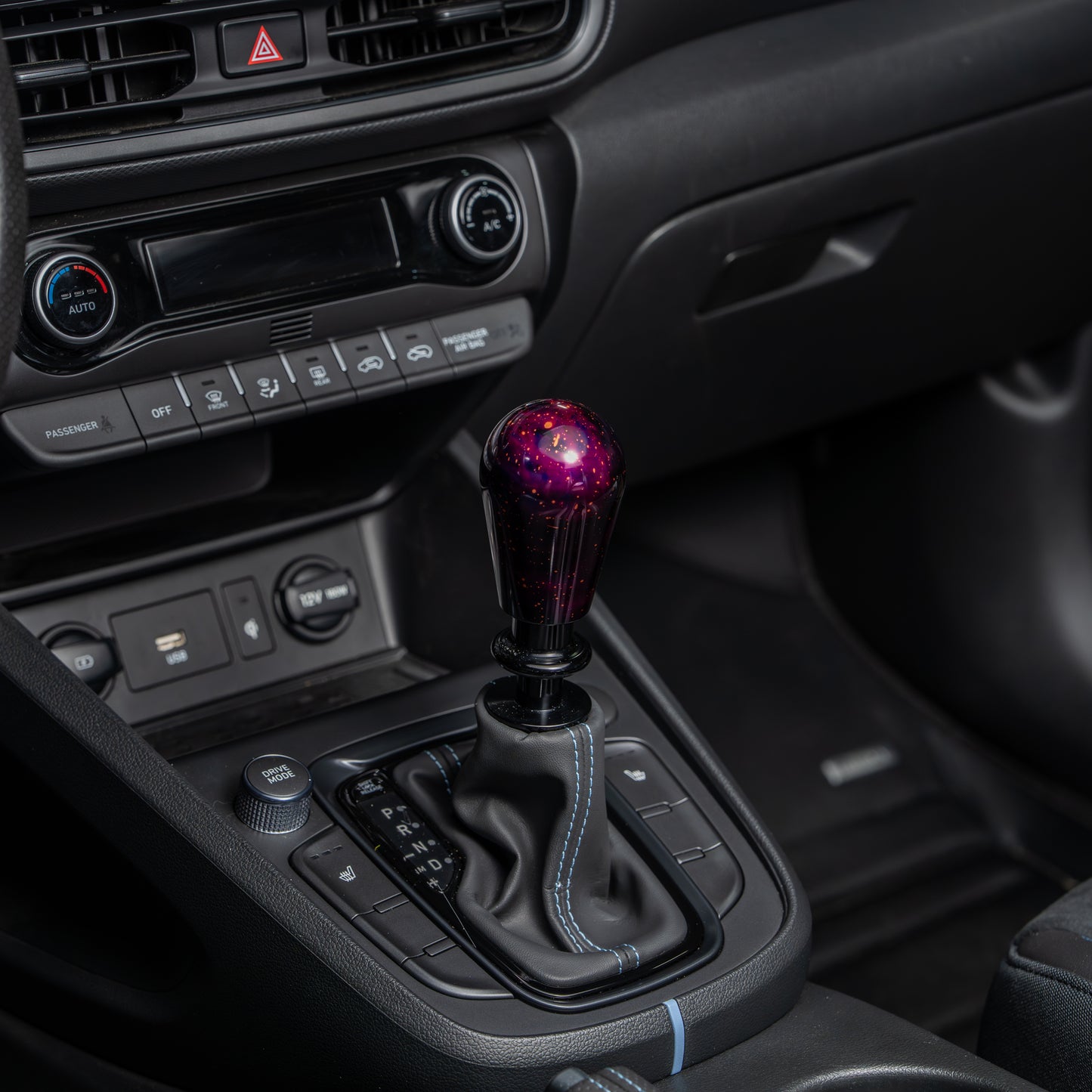 Billetworkz Automatic Shifter - Purple Cosmic Space - Fits Hyundai Veloster N / Elantra N / Kona N (2019+)