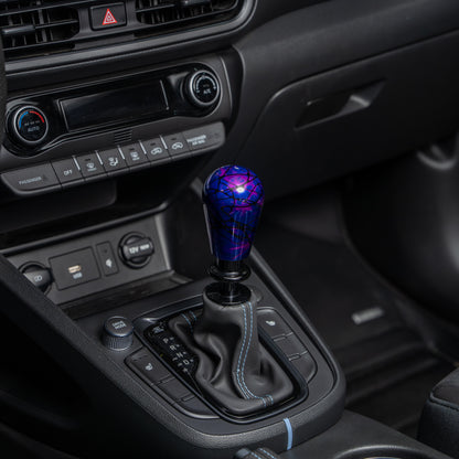 Billetworkz Automatic Shifter - Nebula w/ Black Splash - Fits Hyundai Veloster N / Elantra N / Kona N (2019+)
