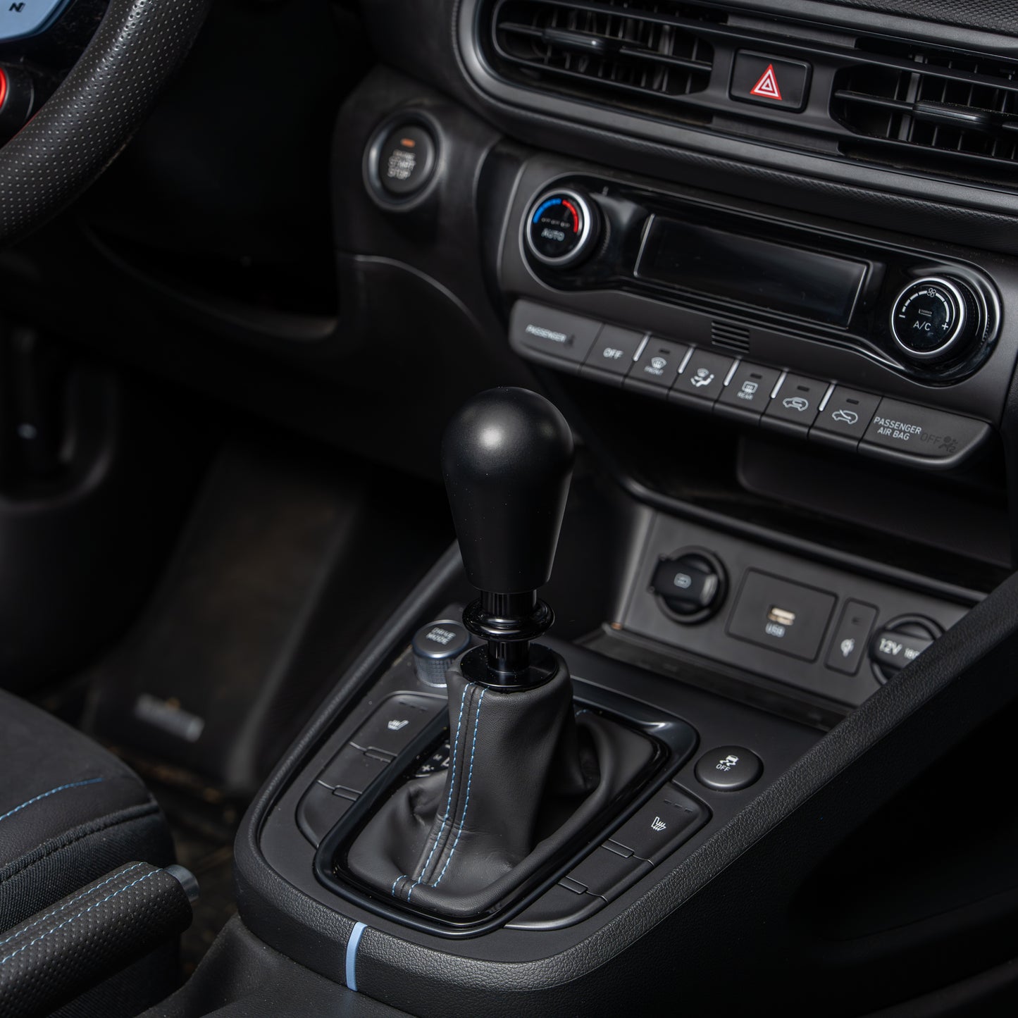 Billetworkz Automatic Shifter - Matte Black - Fits Hyundai Veloster N / Elantra N / Kona N (2019+)