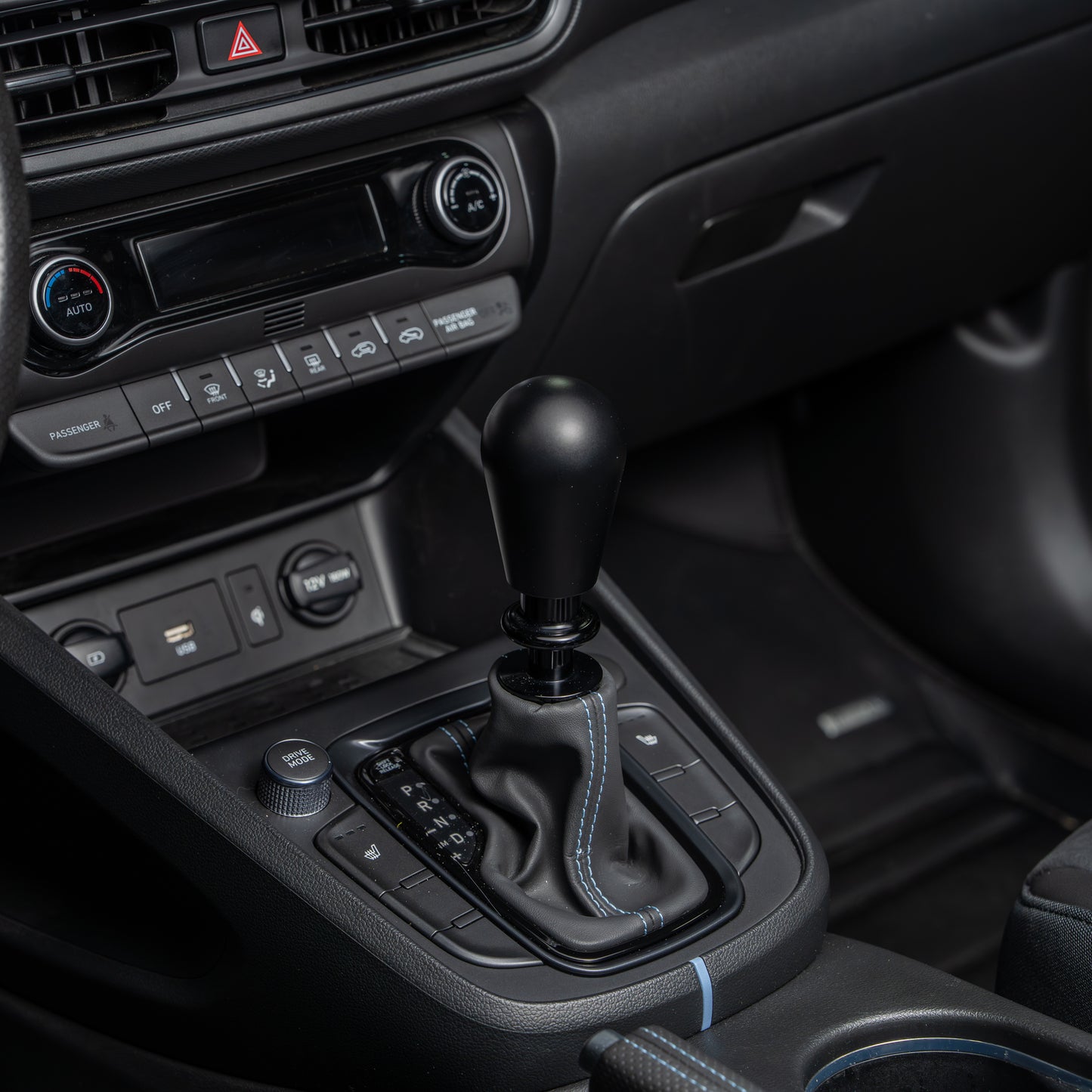 Billetworkz Automatic Shifter - Matte Black - Fits Hyundai Veloster N / Elantra N / Kona N (2019+)