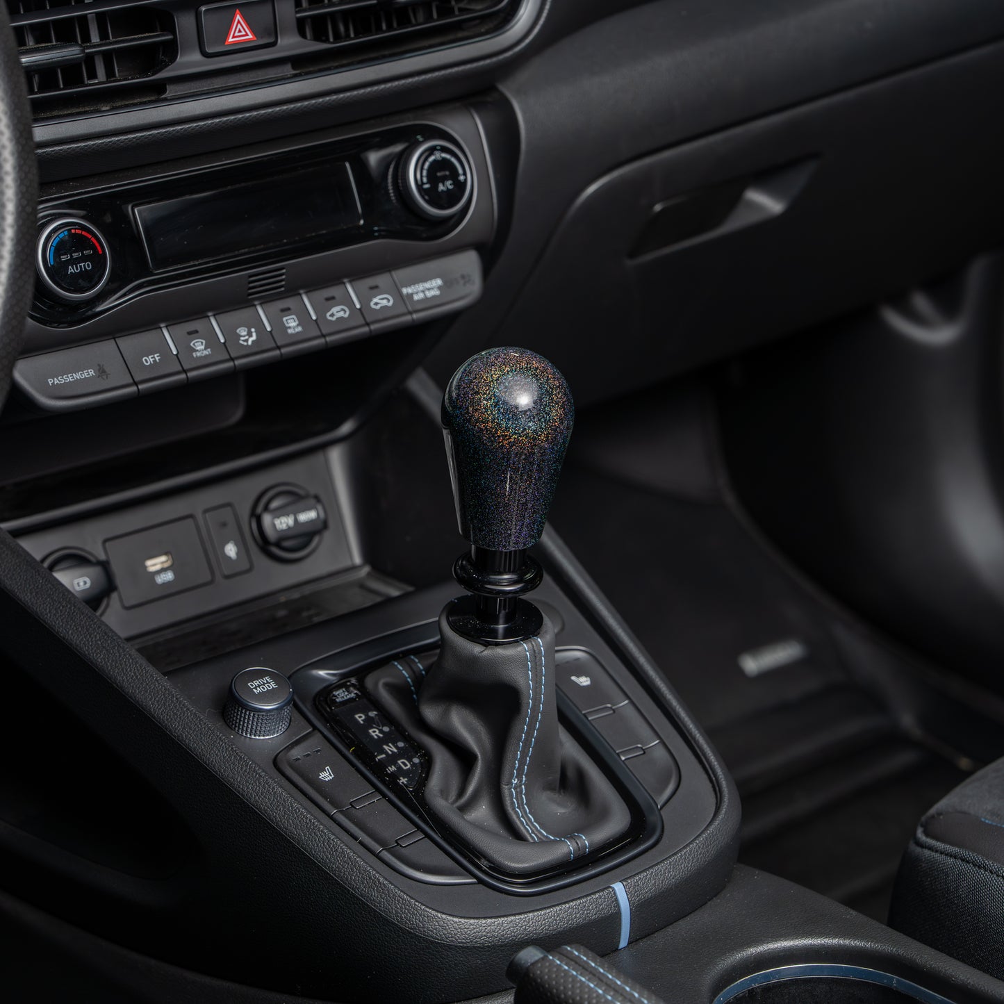 Billetworkz Automatic Shifter - Rainbow Sparkle - Fits Hyundai Veloster N / Elantra N / Kona N (2019+)
