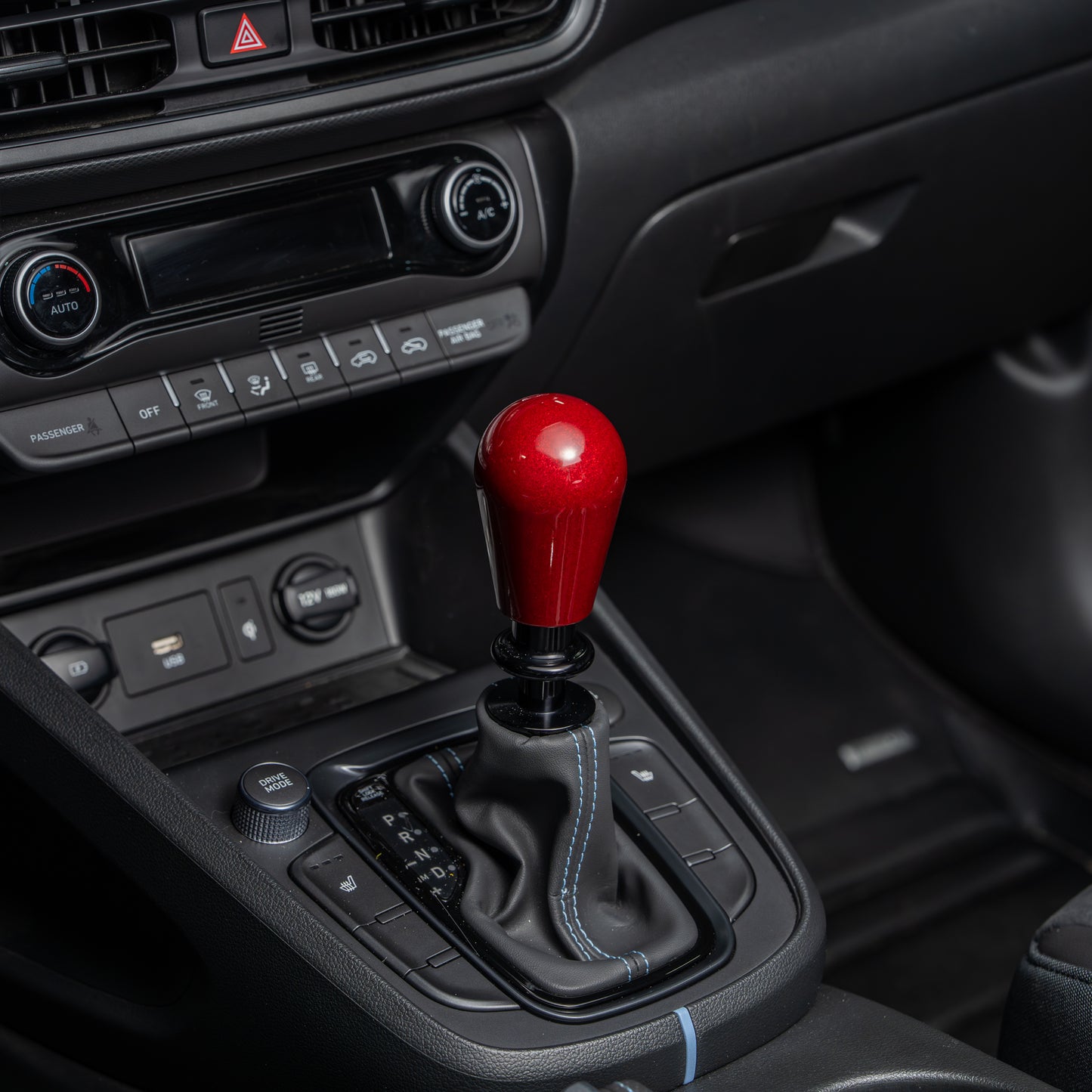 Billetworkz Automatic Shifter - Candy Red - Fits Hyundai Veloster N / Elantra N / Kona N (2019+)