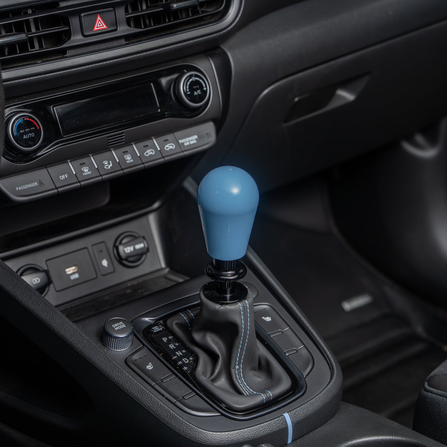 Billetworkz Automatic Shifter - Performance Blue - Fits Hyundai Veloster N / Elantra N / Kona N (2019+)