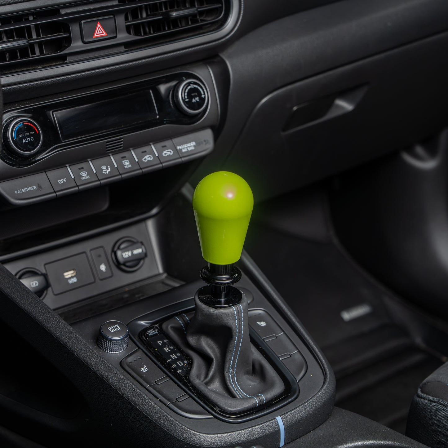 Billetworkz Automatic Shifter - Neon Yellow - Fits Hyundai Veloster N / Elantra N / Kona N (2019+)
