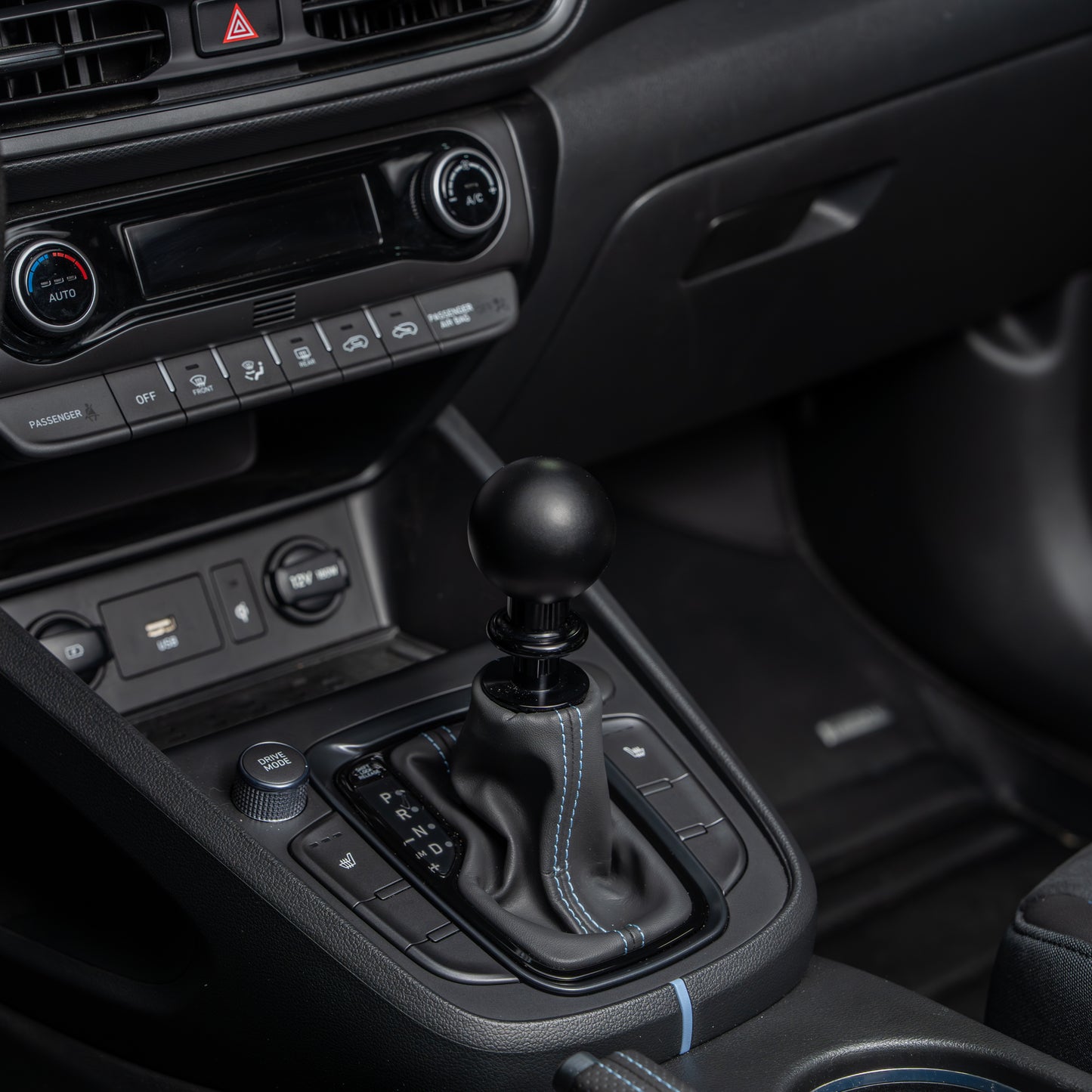 Billetworkz Automatic Shifter - Matte Black - Fits Hyundai Veloster N / Elantra N / Kona N (2019+)