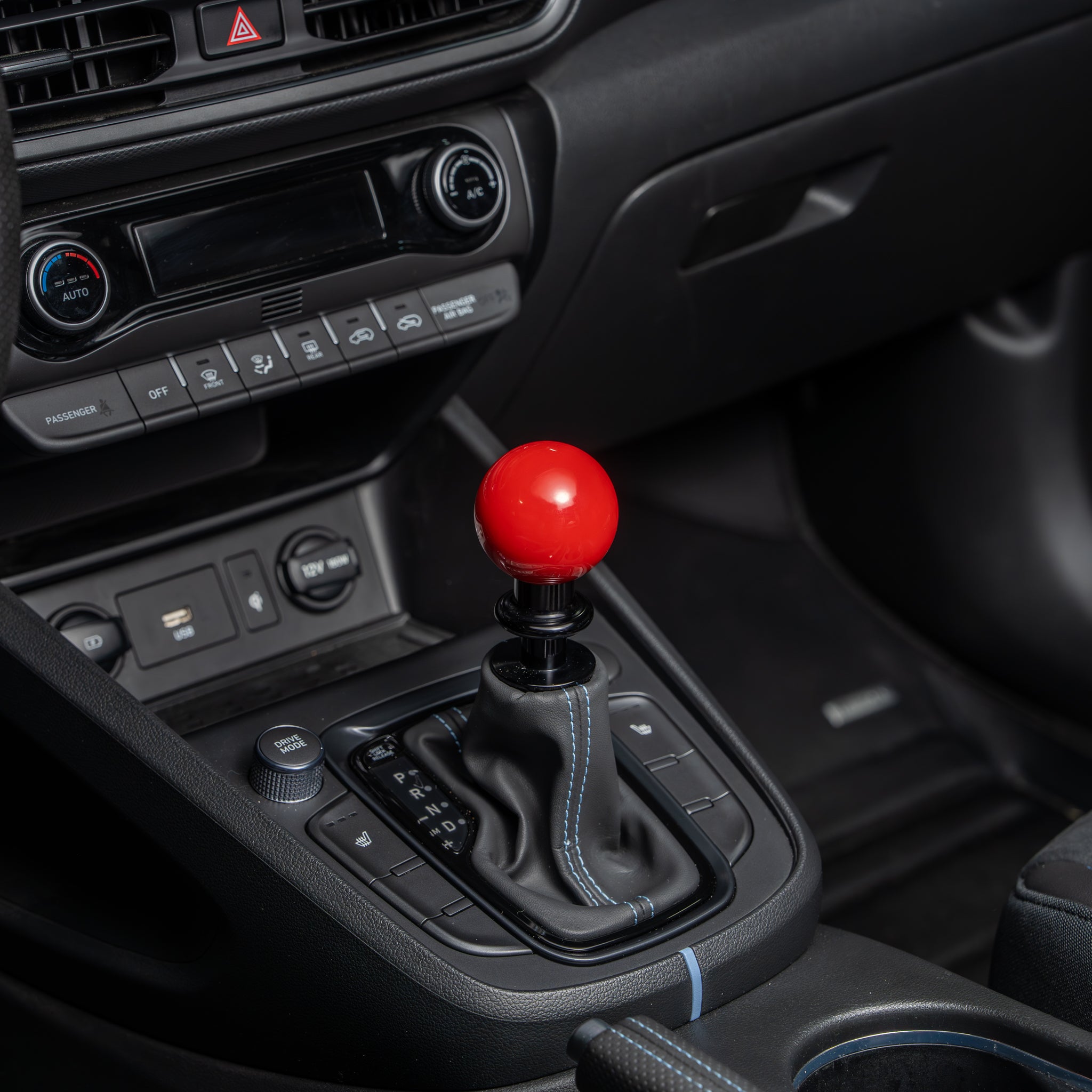 Billetworkz Automatic Shifter - Gloss Red - Fits Hyundai Veloster