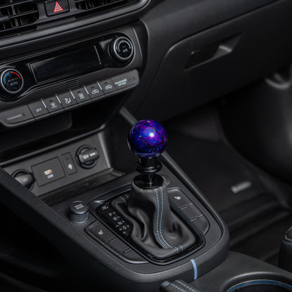 Billetworkz Automatic Shifter - Nebula w/ Black Splash - Fits Hyundai Veloster N / Elantra N / Kona N (2019+)