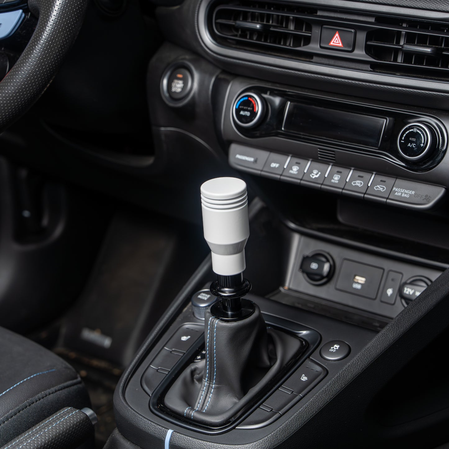Billetworkz Automatic Shifter - Gloss White - Fits Hyundai Veloster N / Elantra N / Kona N (2019+)