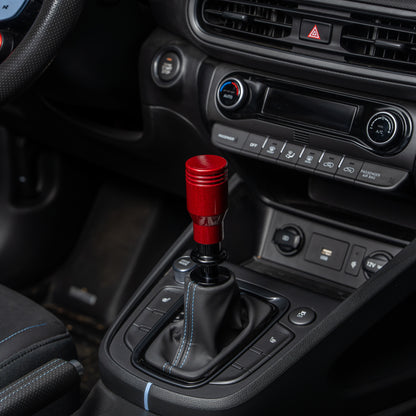 Billetworkz Automatic Shifter - Candy Red - Fits Hyundai Veloster N / Elantra N / Kona N (2019+)
