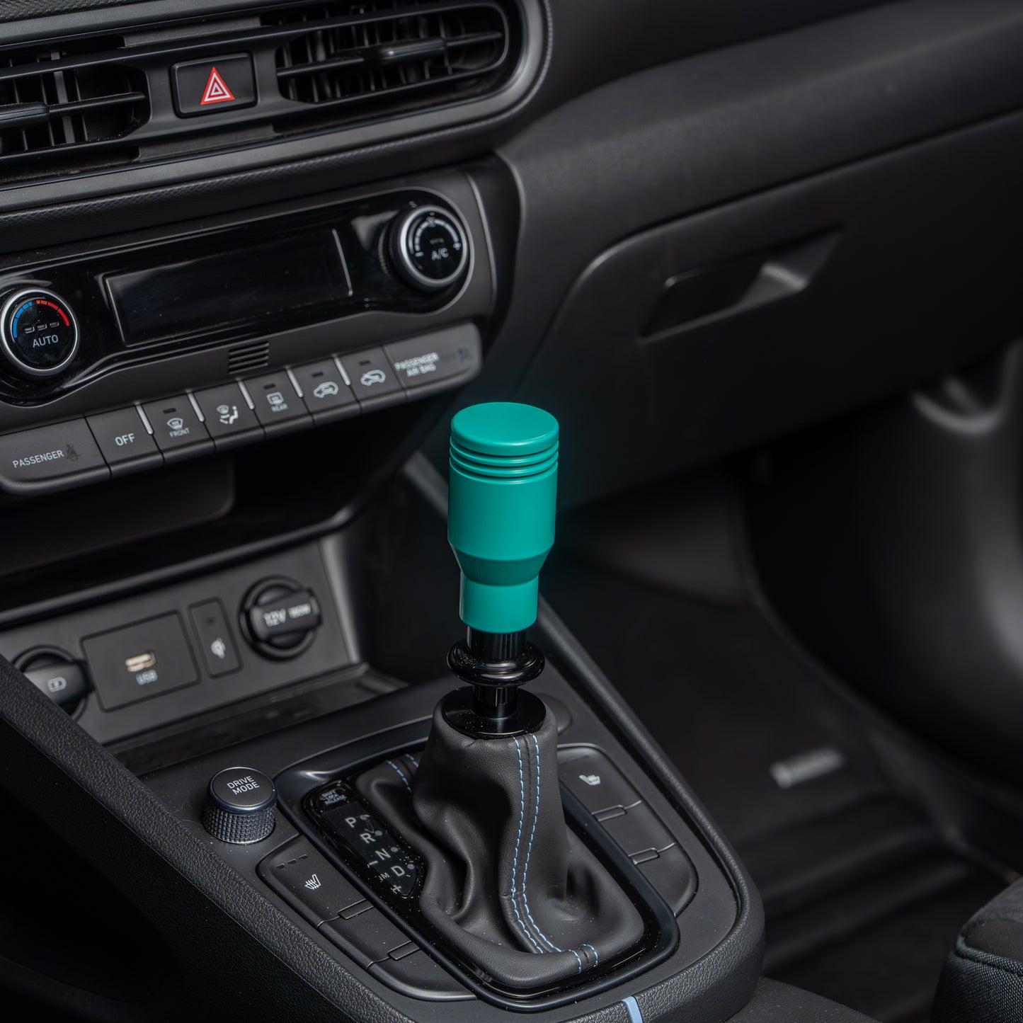 Billetworkz Automatic Shifter - Hyper Teal - Fits Hyundai Veloster N / Elantra N / Kona N (2019+)