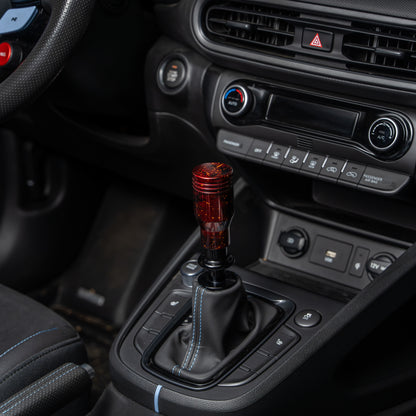 Billetworkz Automatic Shifter - Red Cosmic Space - Fits Hyundai Veloster N / Elantra N / Kona N (2019+)